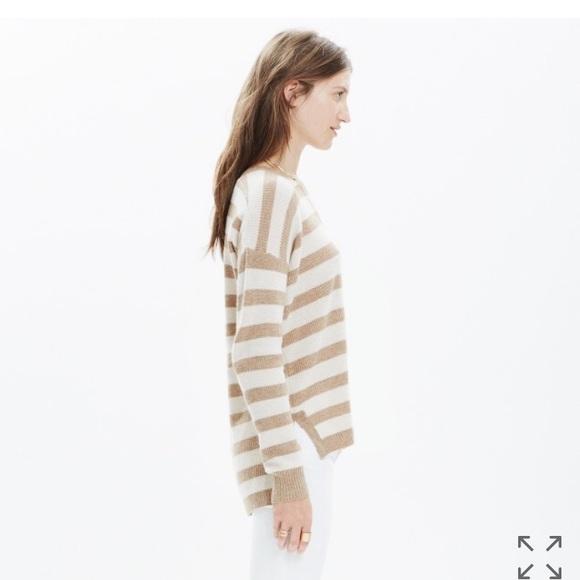 Madewell Warmlight Pullover Sweater in Stripe - Picture 2 of 8